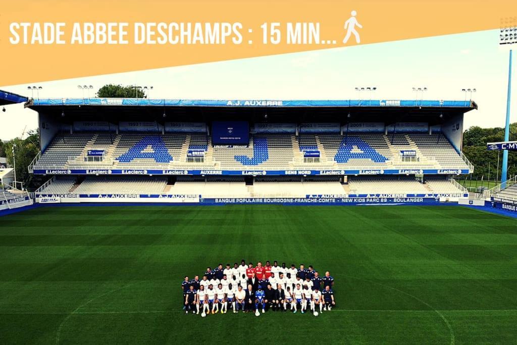La Belle Pause - Studio Auxerre Proche Parking Eksteriør billede